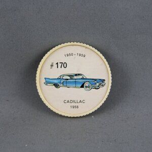 Jello Car Coins - # 170 of 200 - The Cadillac (1958)
